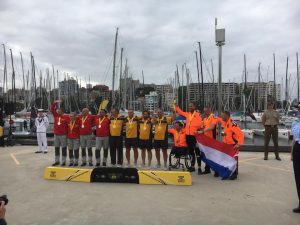 Brons voor het zeilteam