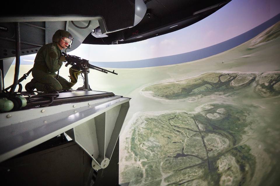 De simulator (foto: ministerie van Defensie)